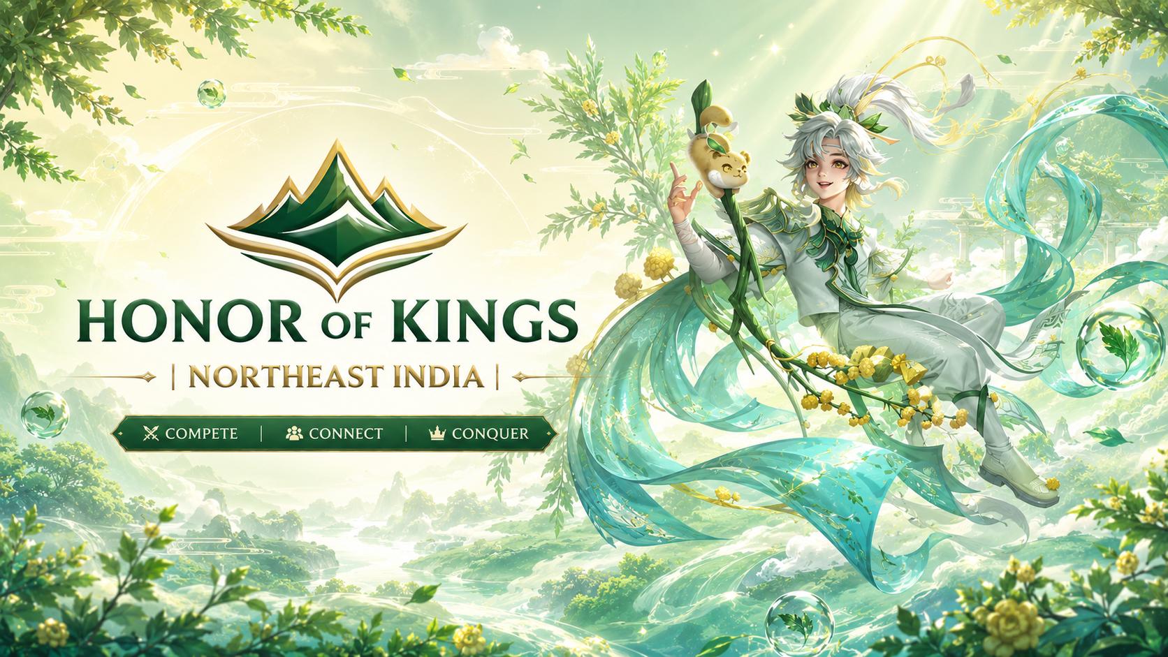 Discovery splash banner for Honor Of Kings | Northeast India Discord server