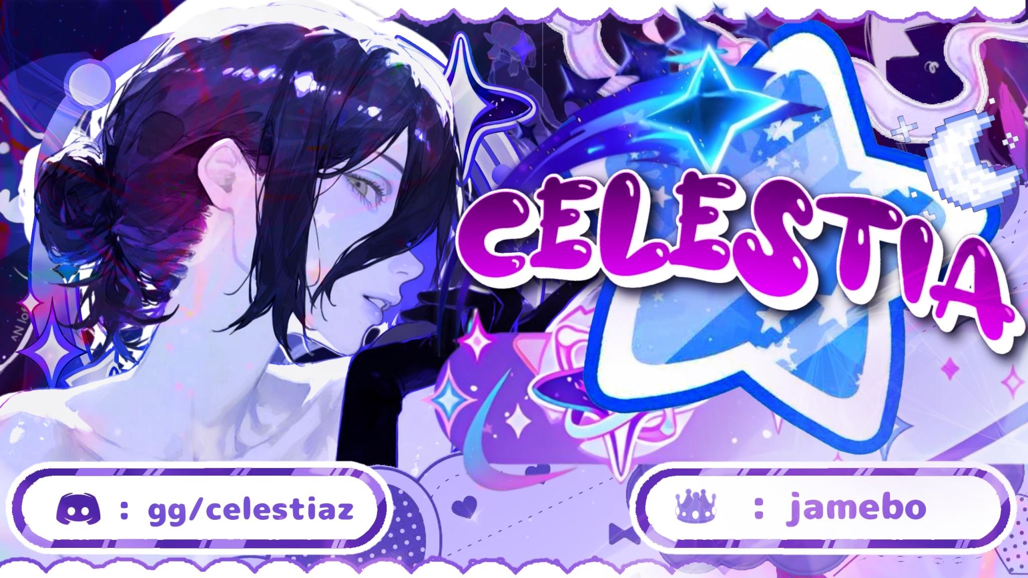 Discovery splash banner for /CELESTIA ⦀ csm ⦀ jjk ⦀ reze tag! Discord server