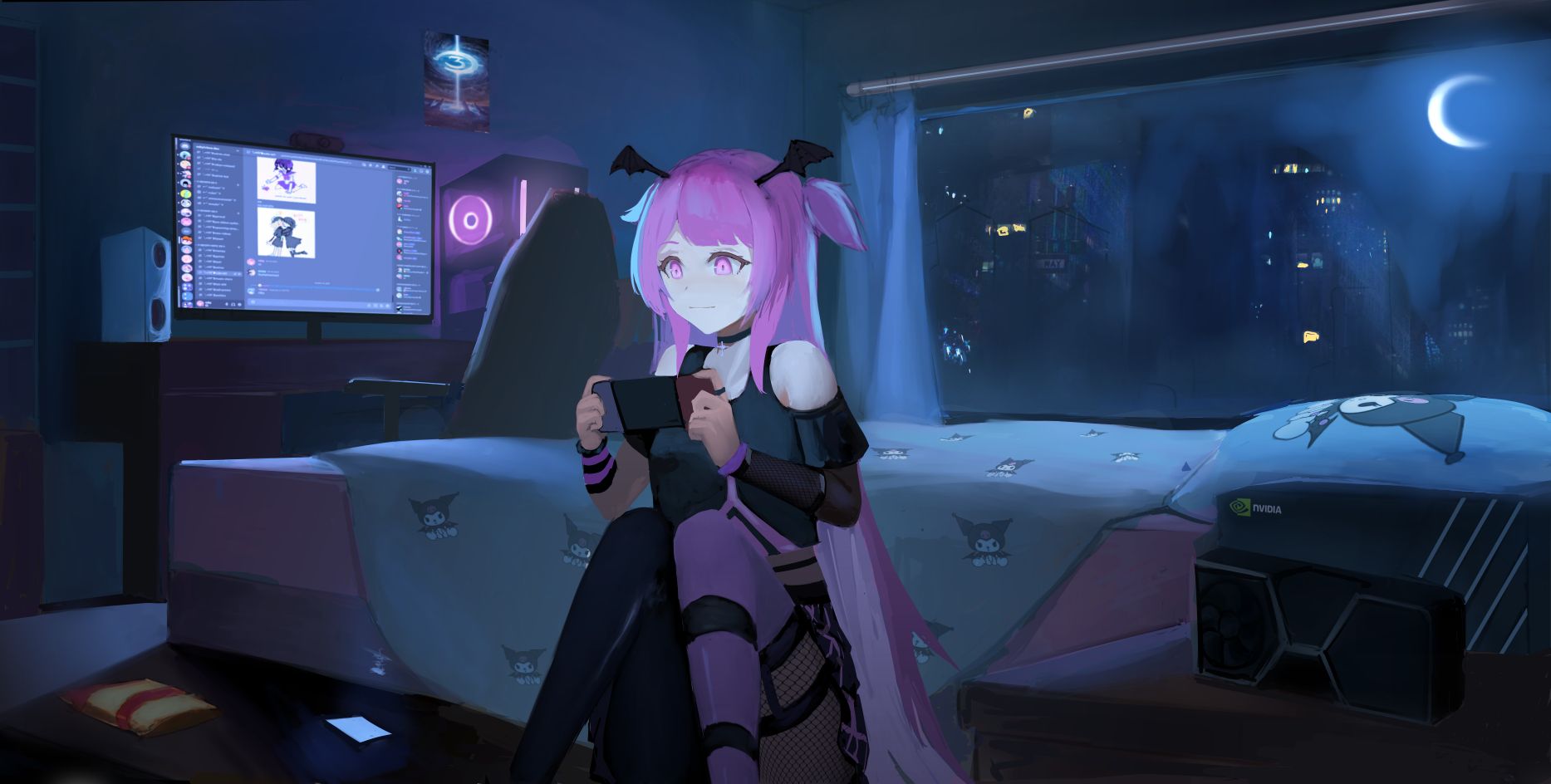 Discovery splash banner for moox's corner ^_^ Discord server