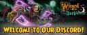 Discovery splash banner for Official Wizard101 Discord server