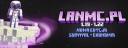 Discovery splash banner for LANMC.PL - Serwer Minecraft  1.21.11 Discord server