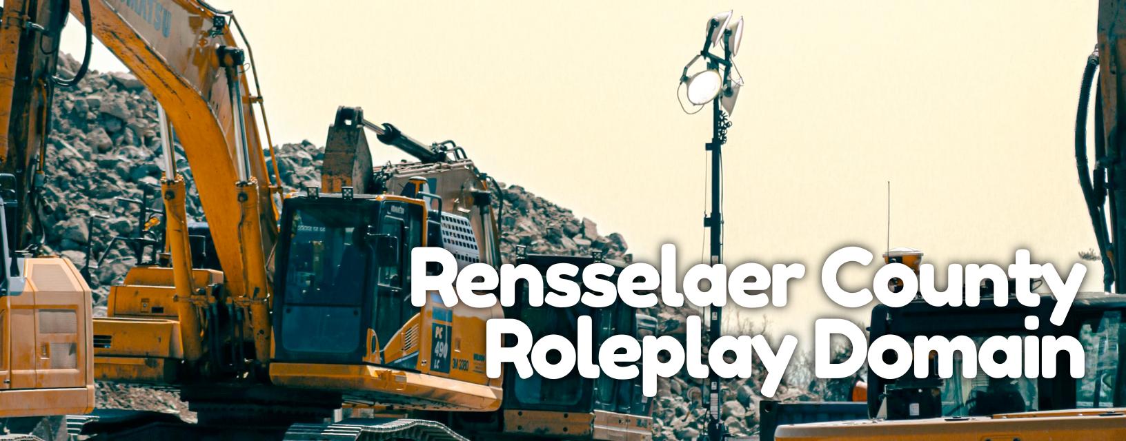 Discovery splash banner for 🚧 Rensselaer County Roleplay Domain™ Discord server