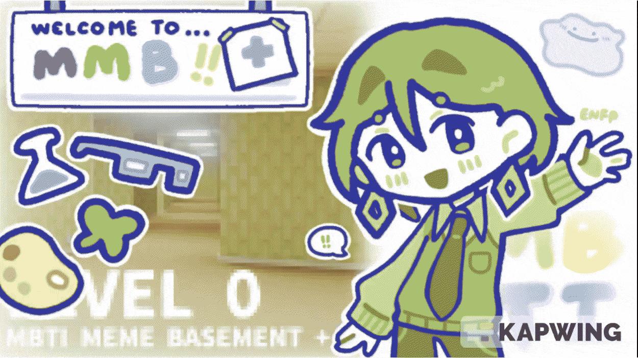 Discovery splash banner for MBTI Meme Basement Discord server