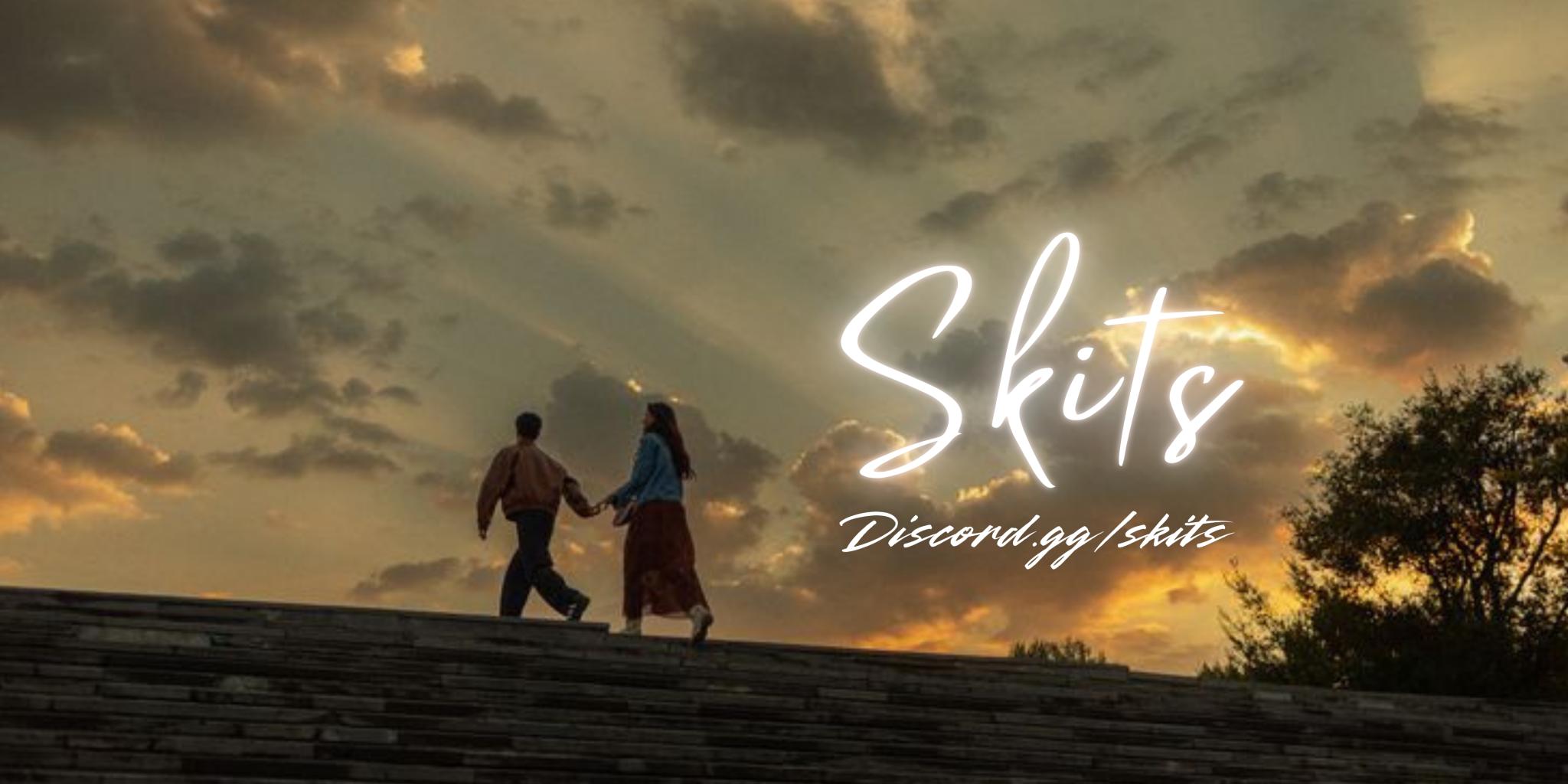 Discovery splash banner for 𐙚 Skits™ | Chill • Emoji • Social • Dating Discord server