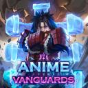 Discovery splash banner for Anime Vanguards Discord server