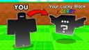 Discovery splash banner for Be A Lucky Block Discord server