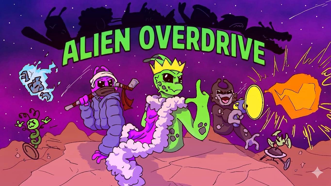 Discovery splash banner for Alien OverDrive Discord server
