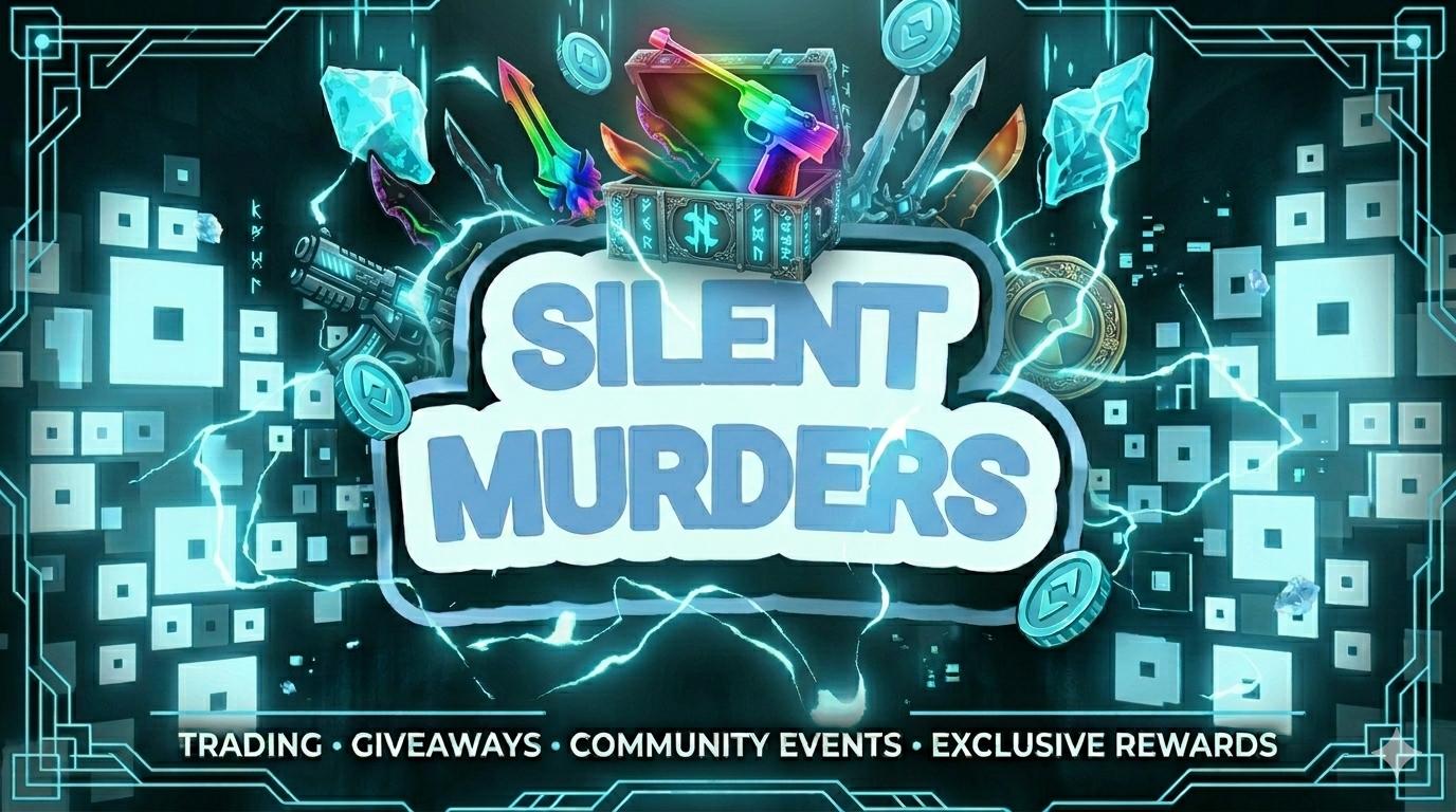 Discovery splash banner for Silent Murders Discord server