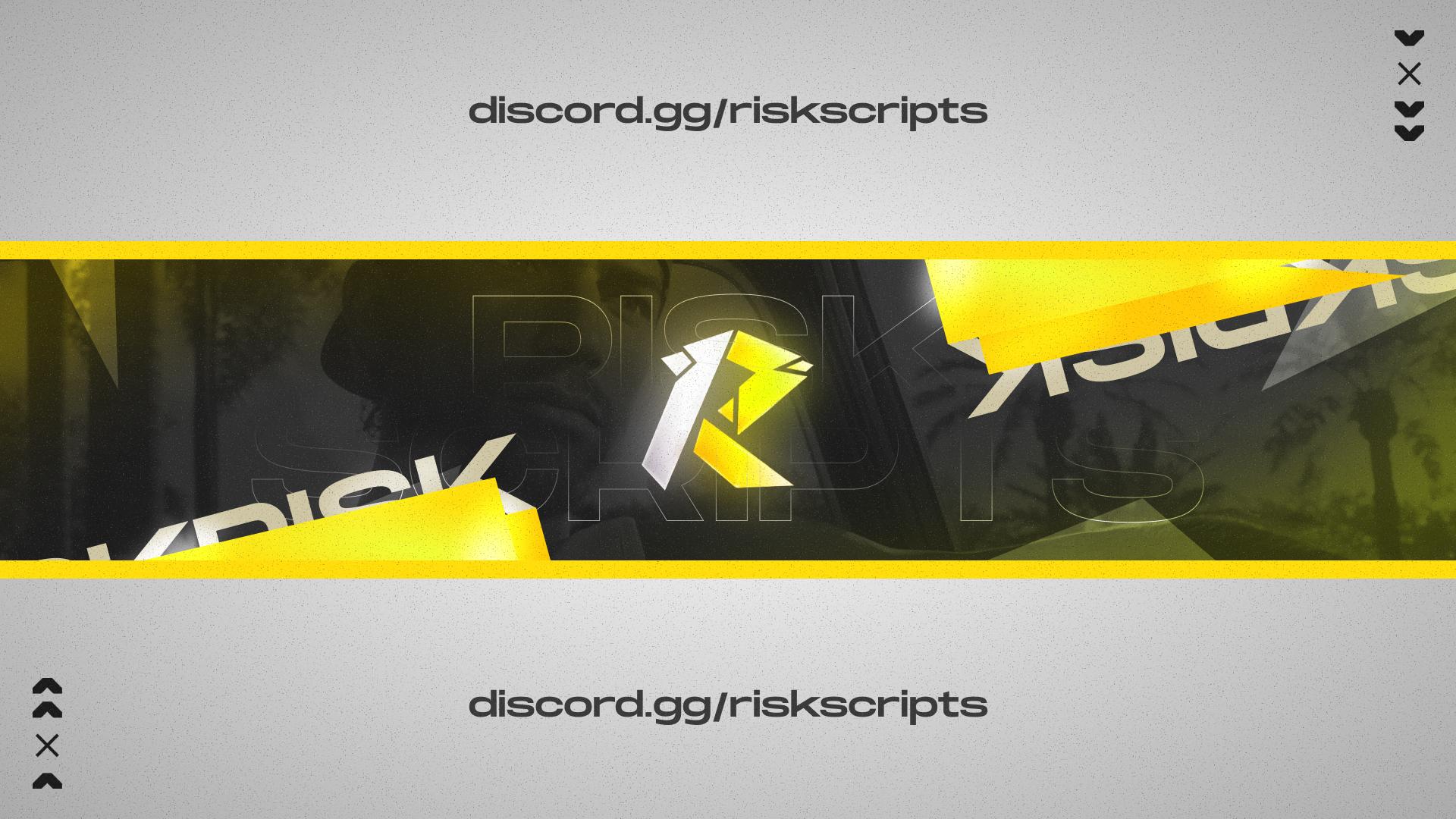 Discovery splash banner for RISK SCRIPTS | FiveM Scripts Discord server