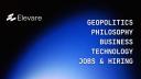 Discovery splash banner for Elevare —  IRAN WAR NEWS • Geopolitics & Politics • Jobs & Hiring • Business • Philosophy Discord server