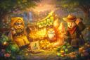 Discovery splash banner for Grow A Garden | Blox Fruits Trading Server | Stock Notifier Discord server