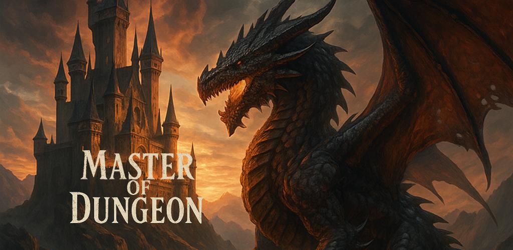 Discovery splash banner for Master of Dungeon Discord server