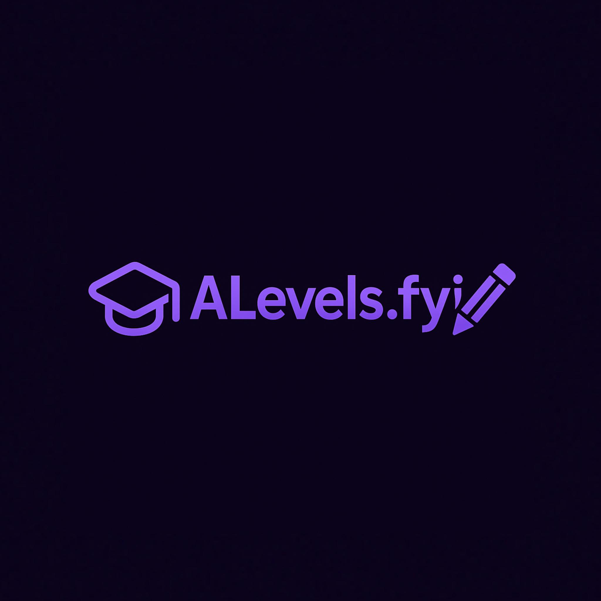 Discovery splash banner for alevels.fyi Discord server