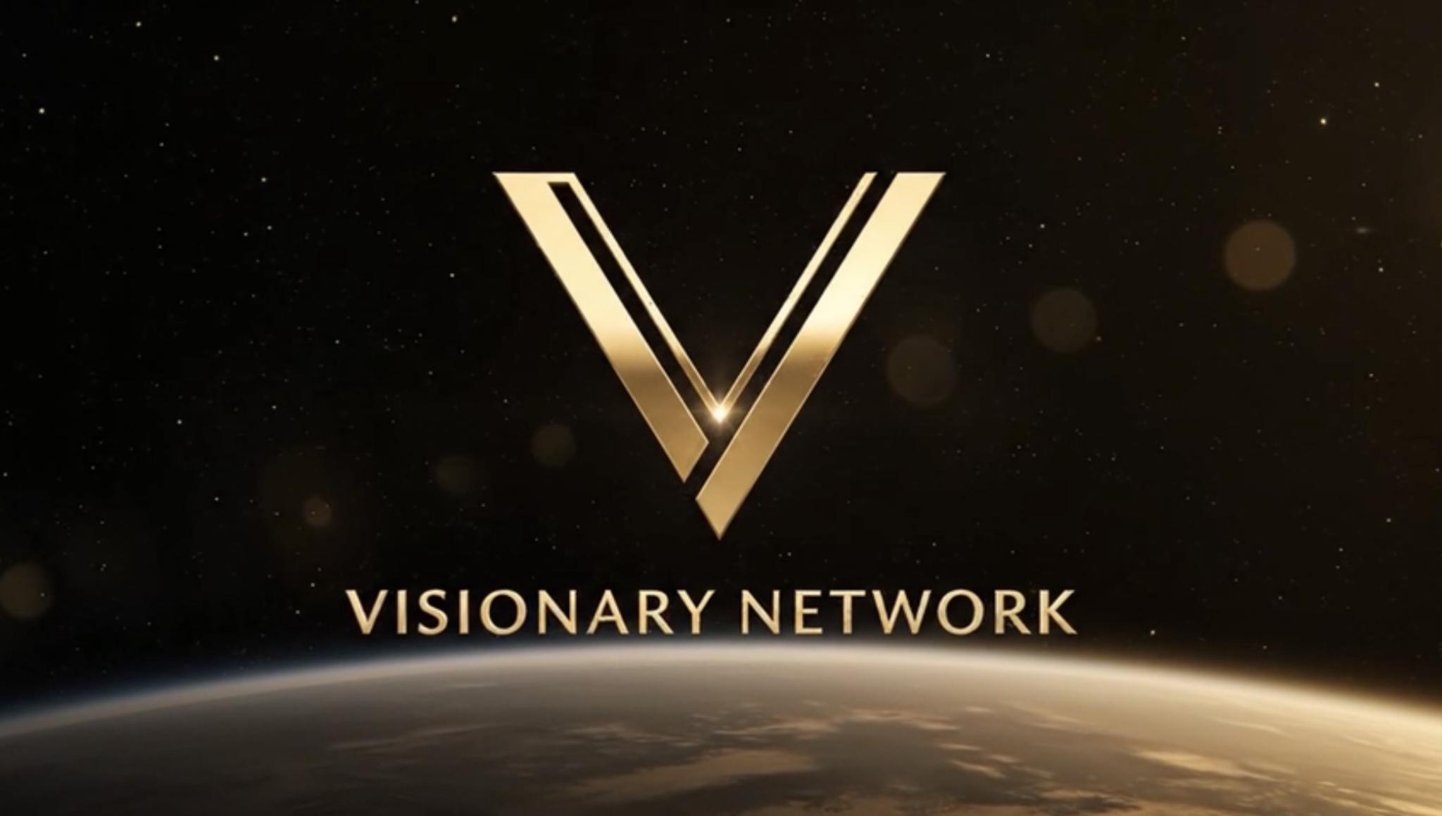 Discovery splash banner for Visionary Network Discord server