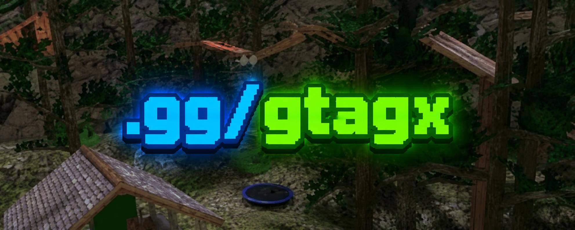 Discovery splash banner for Gorilla Tag X Discord server