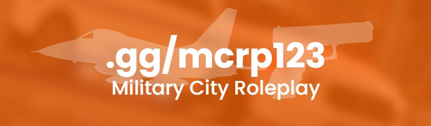 Discovery splash banner for Military City Border Roleplay | MCRP Discord server