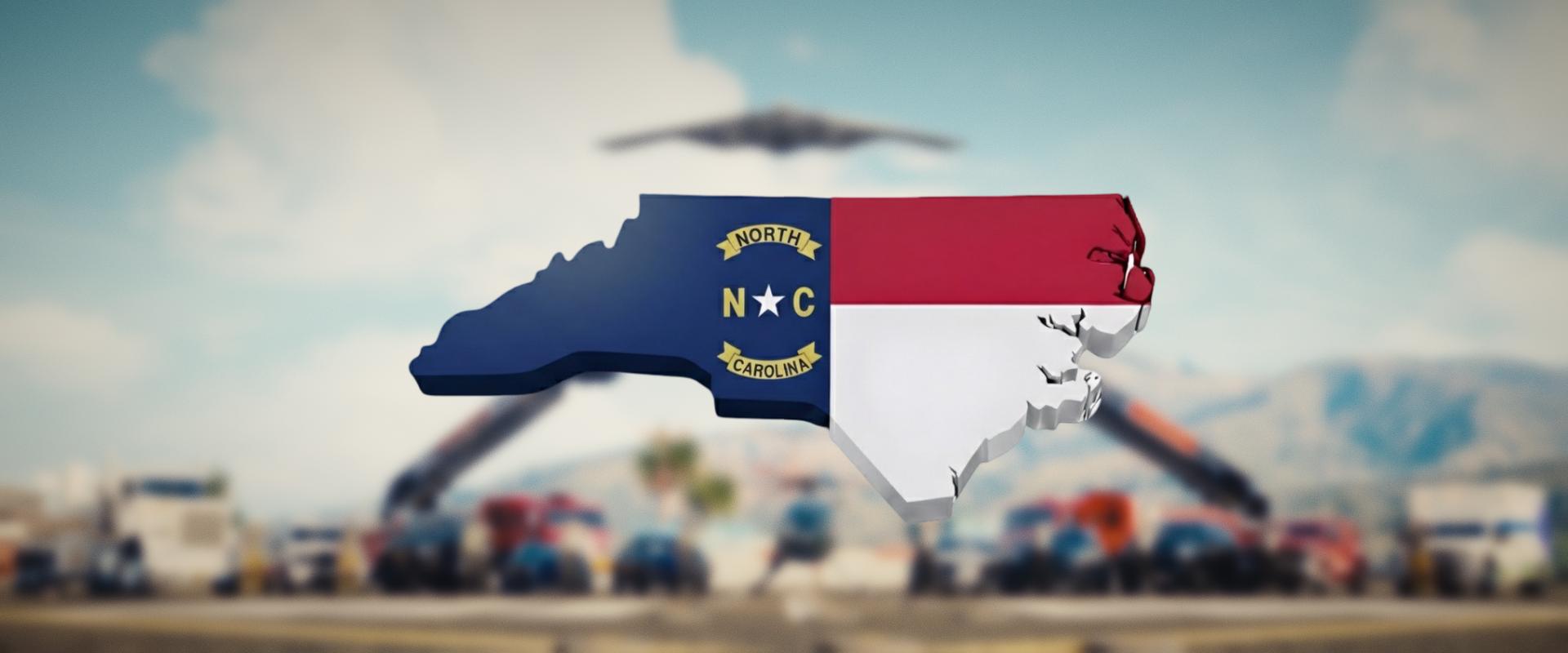 Discovery splash banner for North Carolina State RP || FiveM Discord server