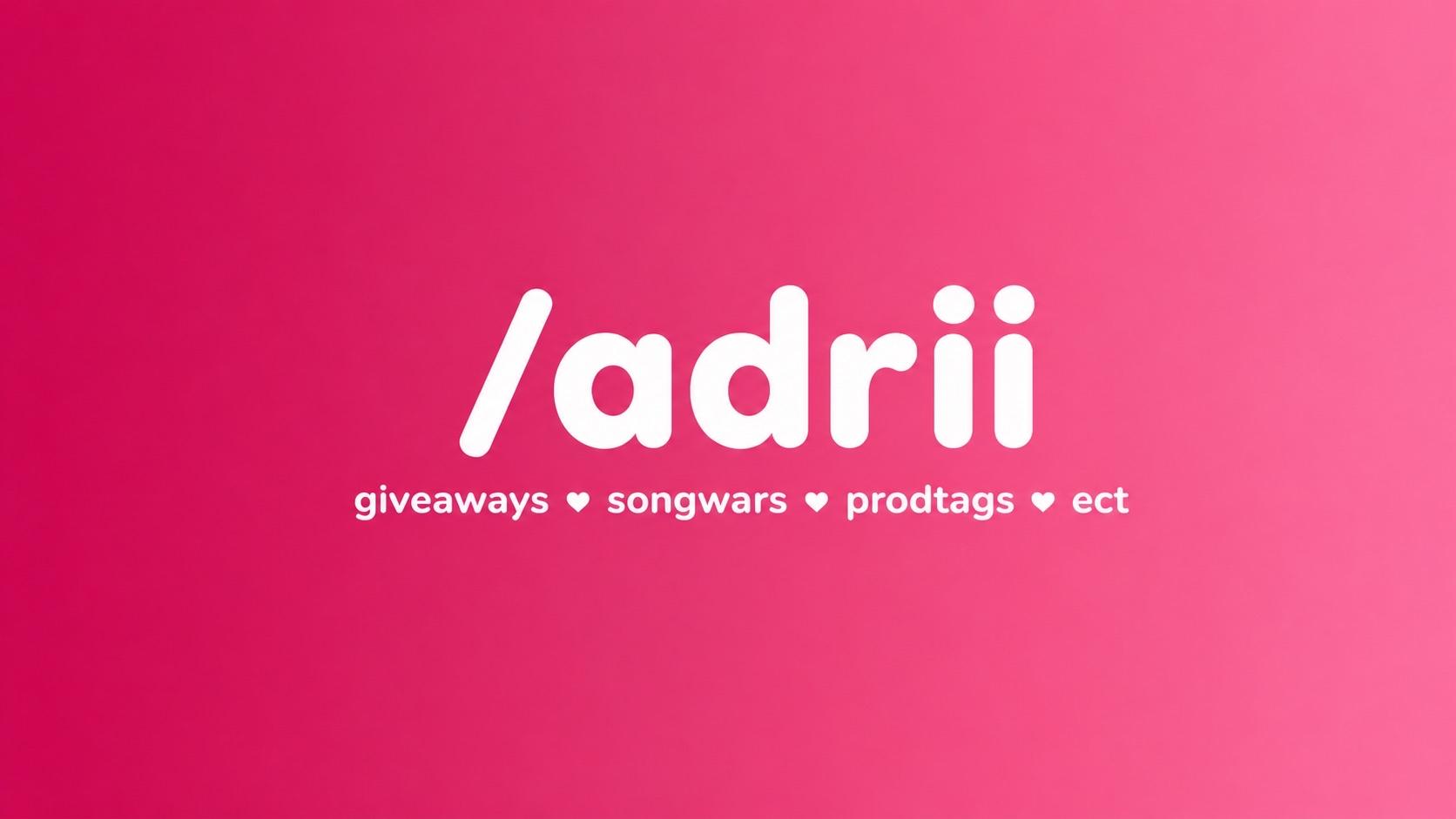 Discovery splash banner for /adrii Discord server