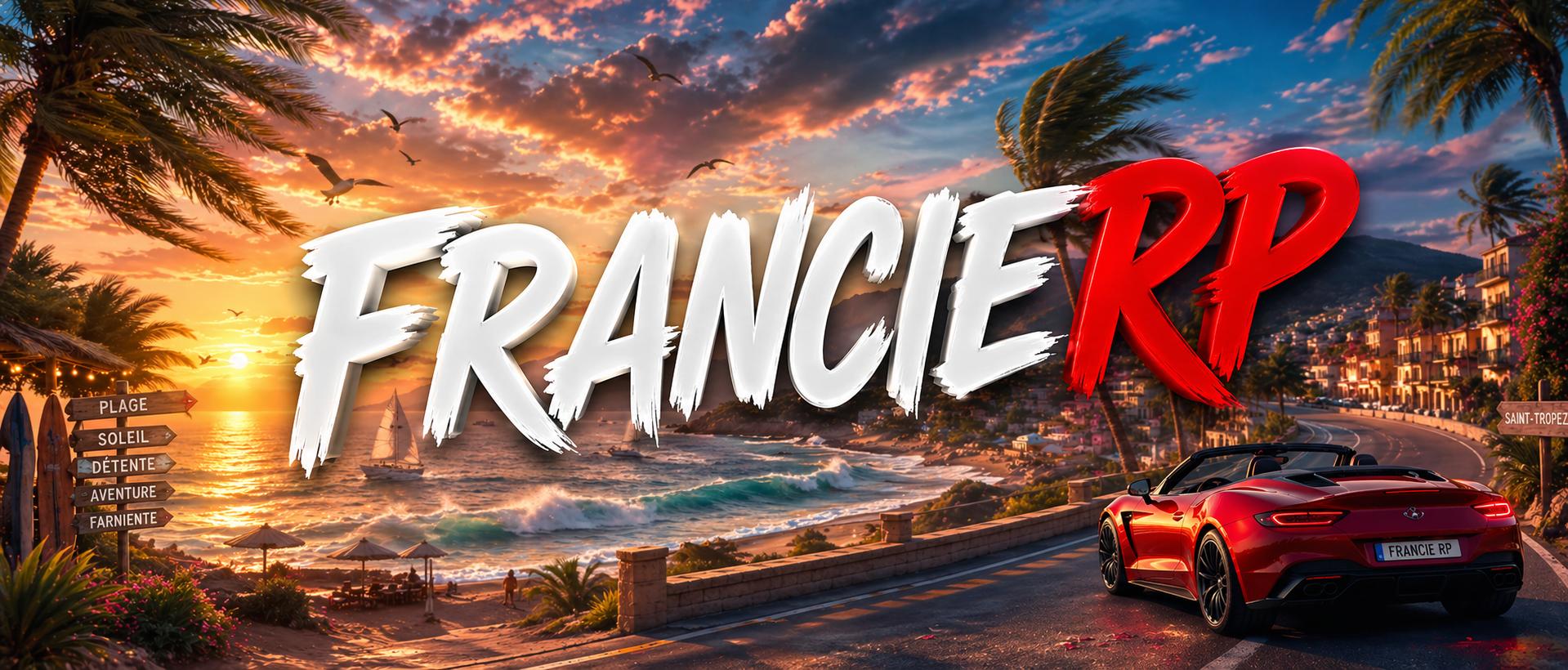 Discovery splash banner for Francie RP 🇫🇷 Discord server