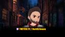 Discovery splash banner for Dark Vermilion City Discord server