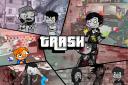 Discovery splash banner for Trash Discord server