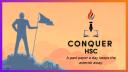 Discovery splash banner for ConquerHSC Discord server