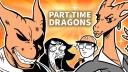 Discovery splash banner for Part Time Dragons Discord server