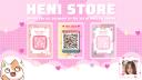 Discovery splash banner for ˚ ༘♡ ⋆｡˚ 𝓗𝓮𝓷𝓲  𝓢𝓽𝓸𝓻𝓮 ˚ ༘♡ ⋆｡˚ Discord server